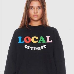 MADHAPPY Local Optimist Heritage Crewneck Black